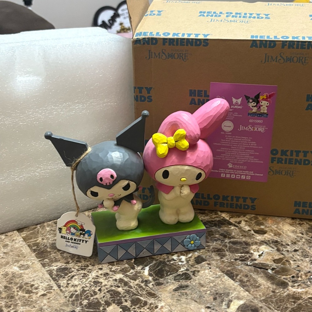 Hello Kitty and Friends Pink and Black Figurine Jim Shore